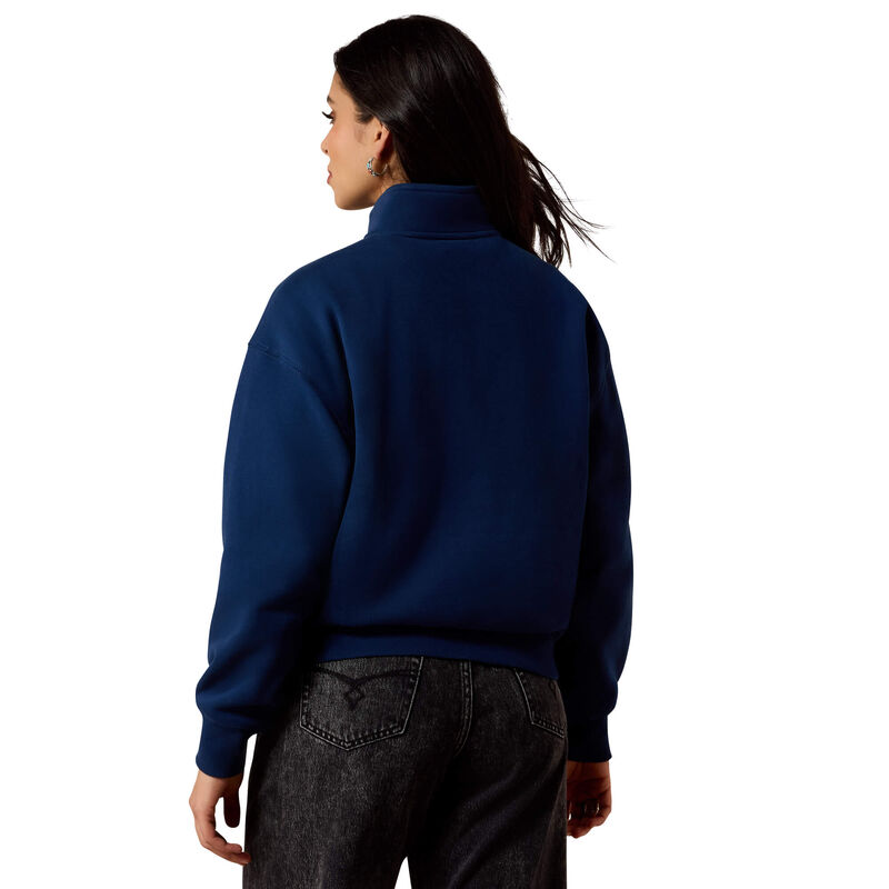Fern 1/2 Zip Sweatshirt Back