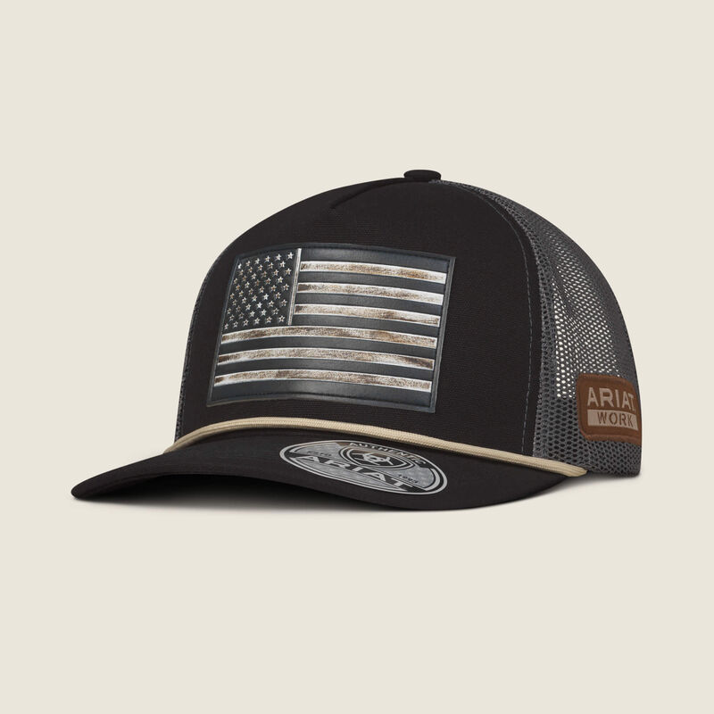 Ariat Work Patriot Flag Cap Front