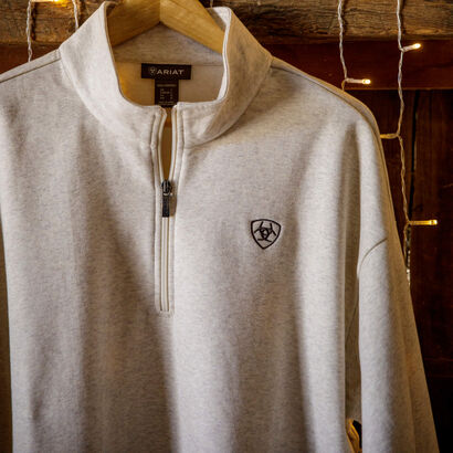 Holiday 1/4 Zip Sweatshirt Lifestyle
