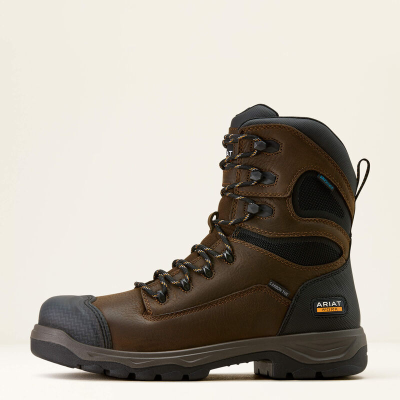 Turbo DuraTread 8" Waterproof Carbon Toe Work Boot Side