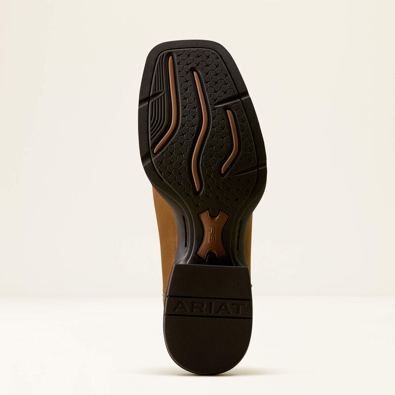 Sport Trail Cam Wide Square Toe Cowboy Boot Sole