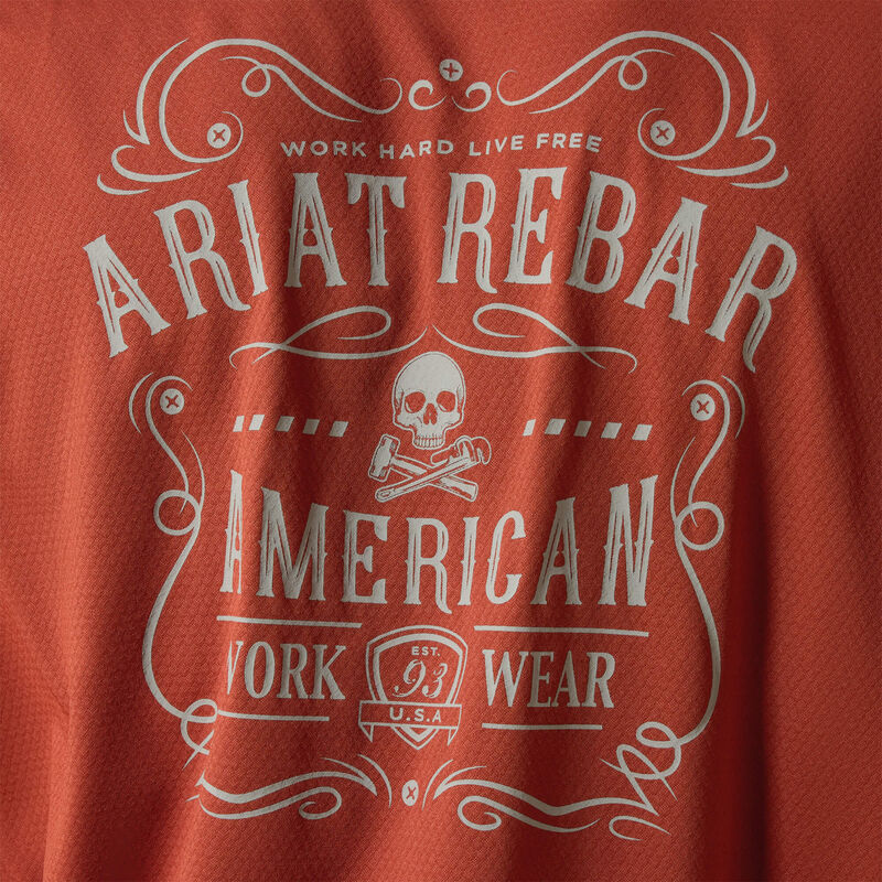Rebar Heat Fighter Label Long Sleeve T-Shirt 01