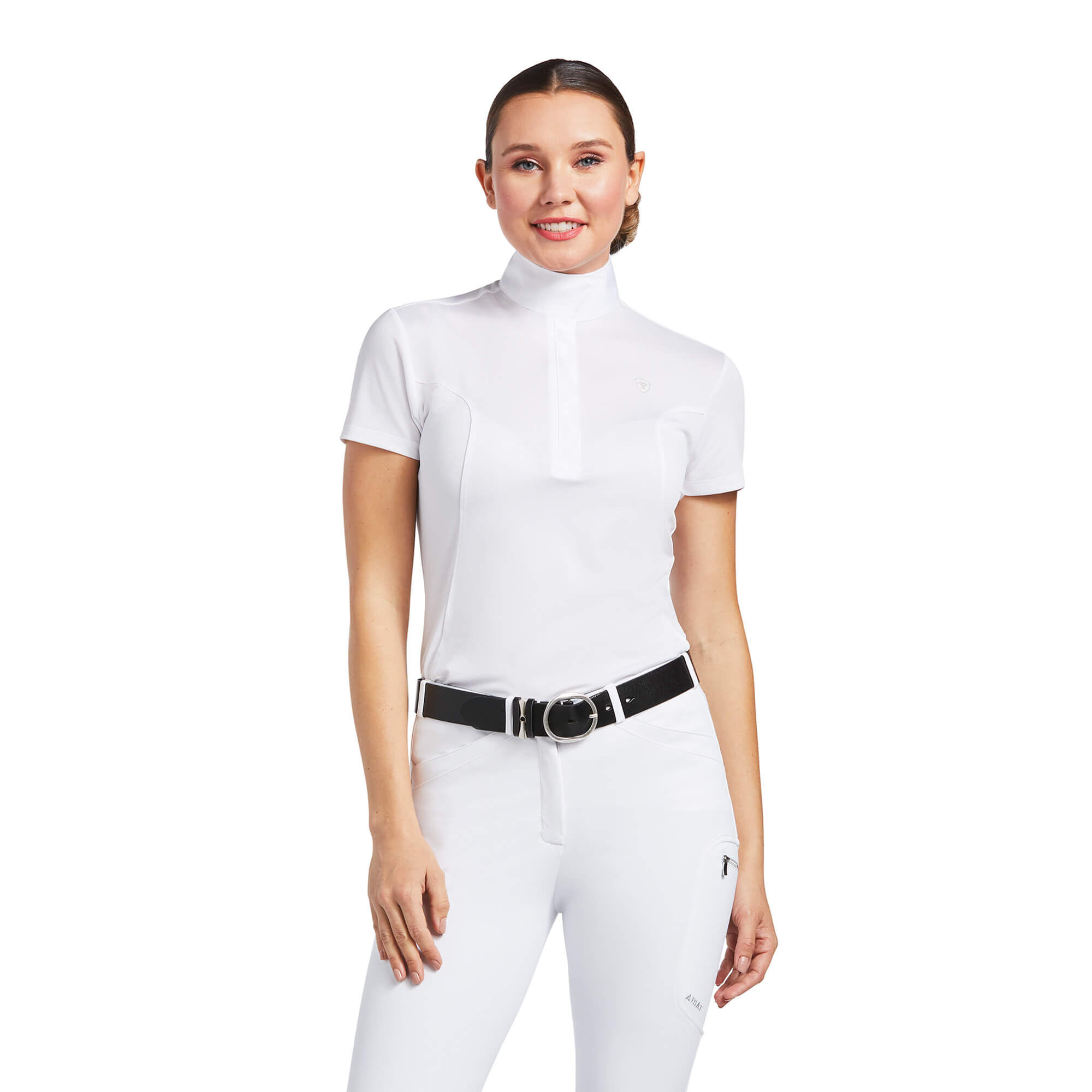Women's Aptos Show Shirt in White, Size Small, by Ariat
