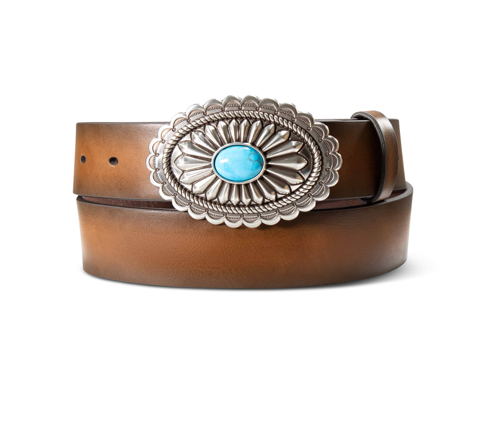 Women's Lucinda Belt in Brown, Size Small, by Ariat