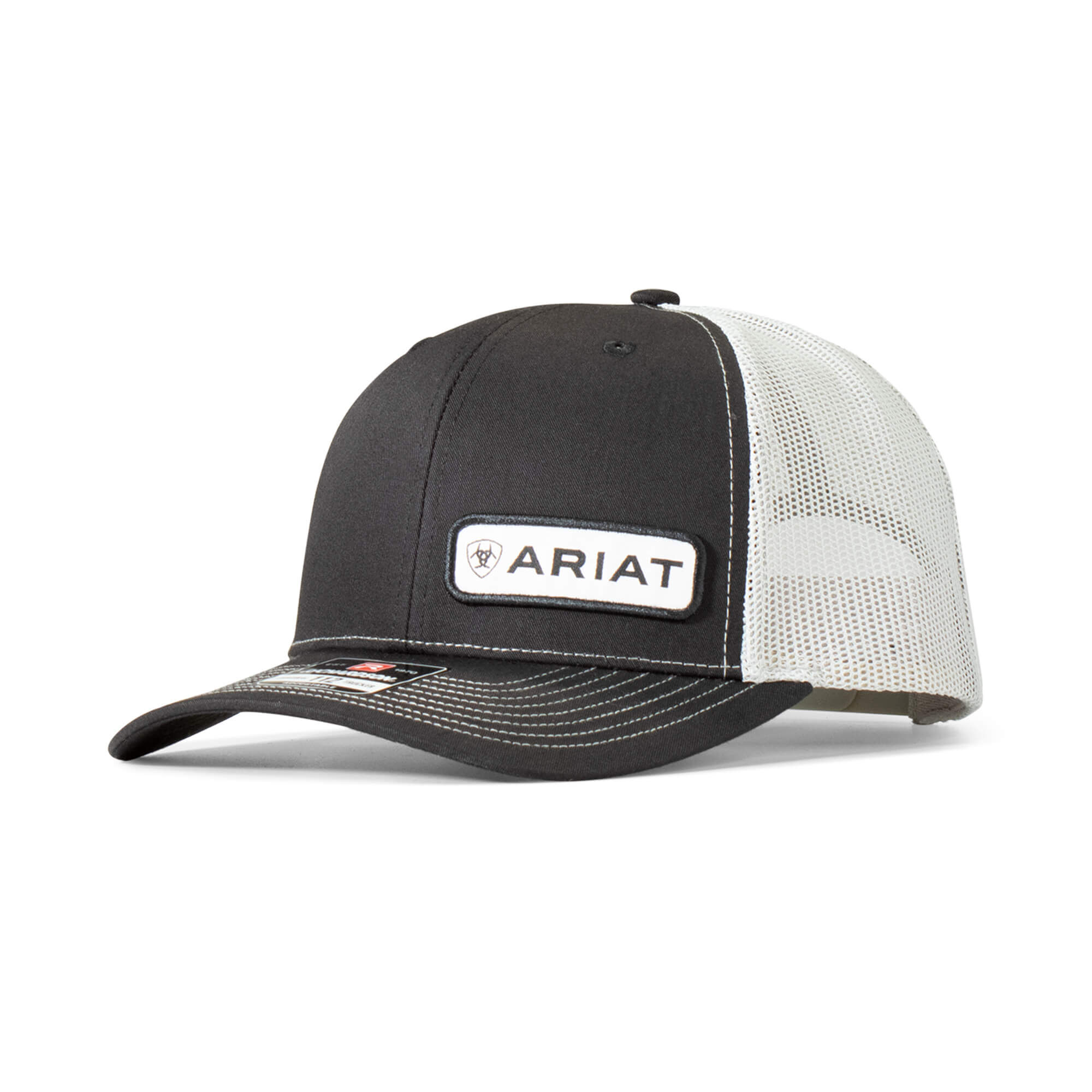 Men's Logo Trucker Cap in Black, by Ariat
