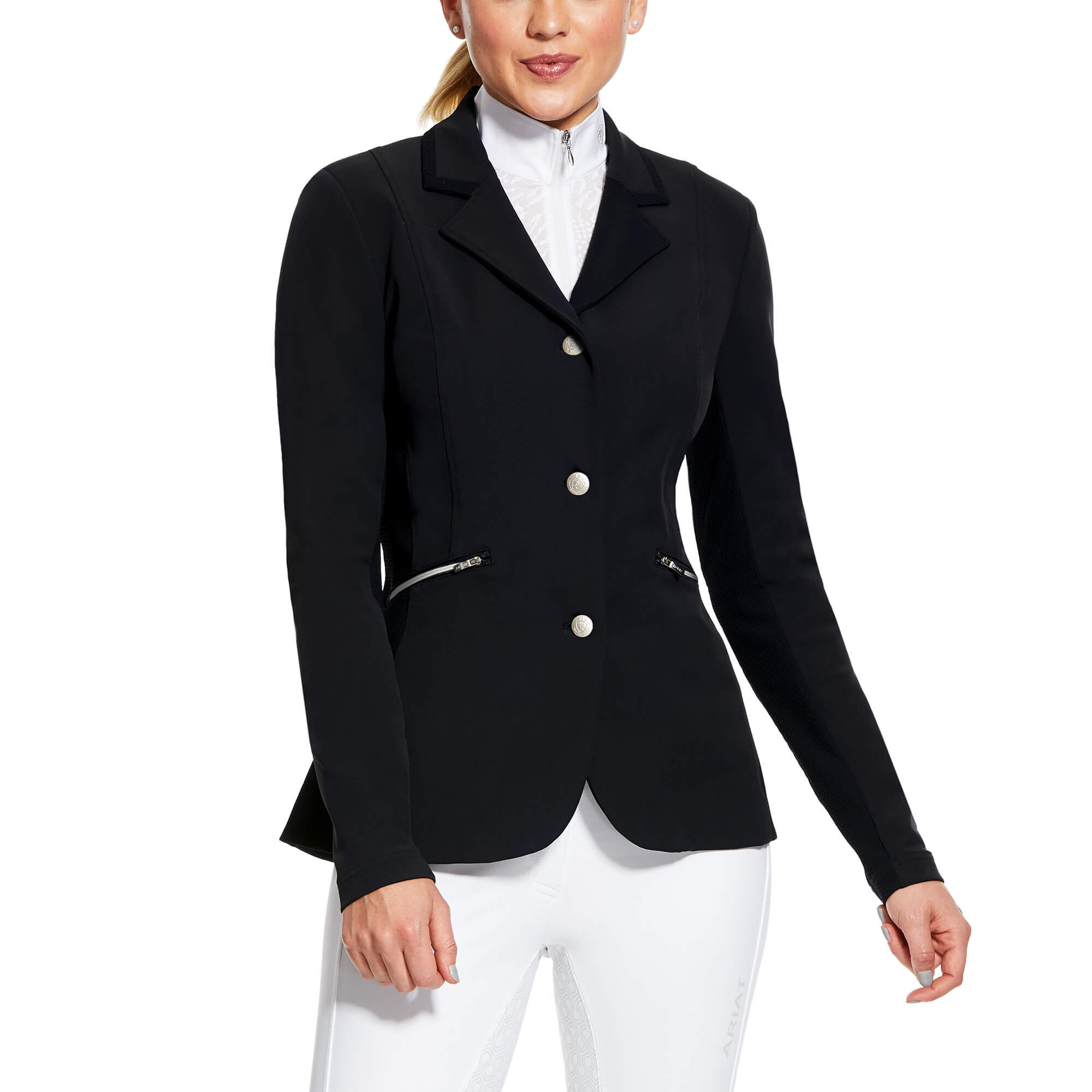 Women's Galatea Show Jacket Long Sleeve in Black, Size 3.5, by Ariat