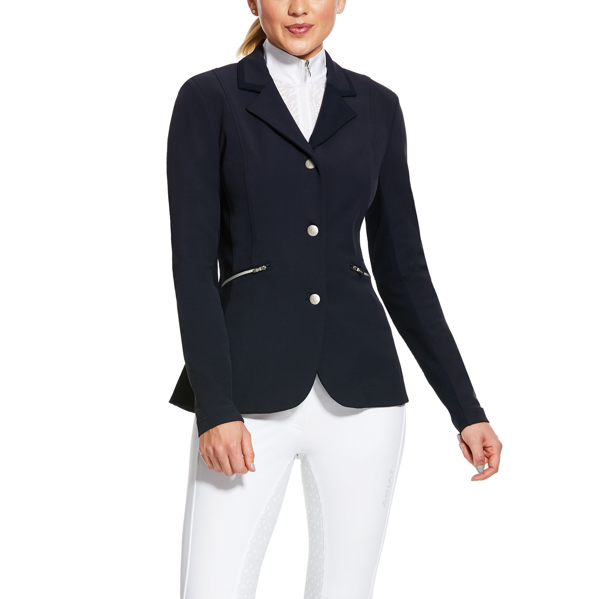 Women's Galatea Show Jacket Long Sleeve in Show Navy, Size 10 Long, by Ariat