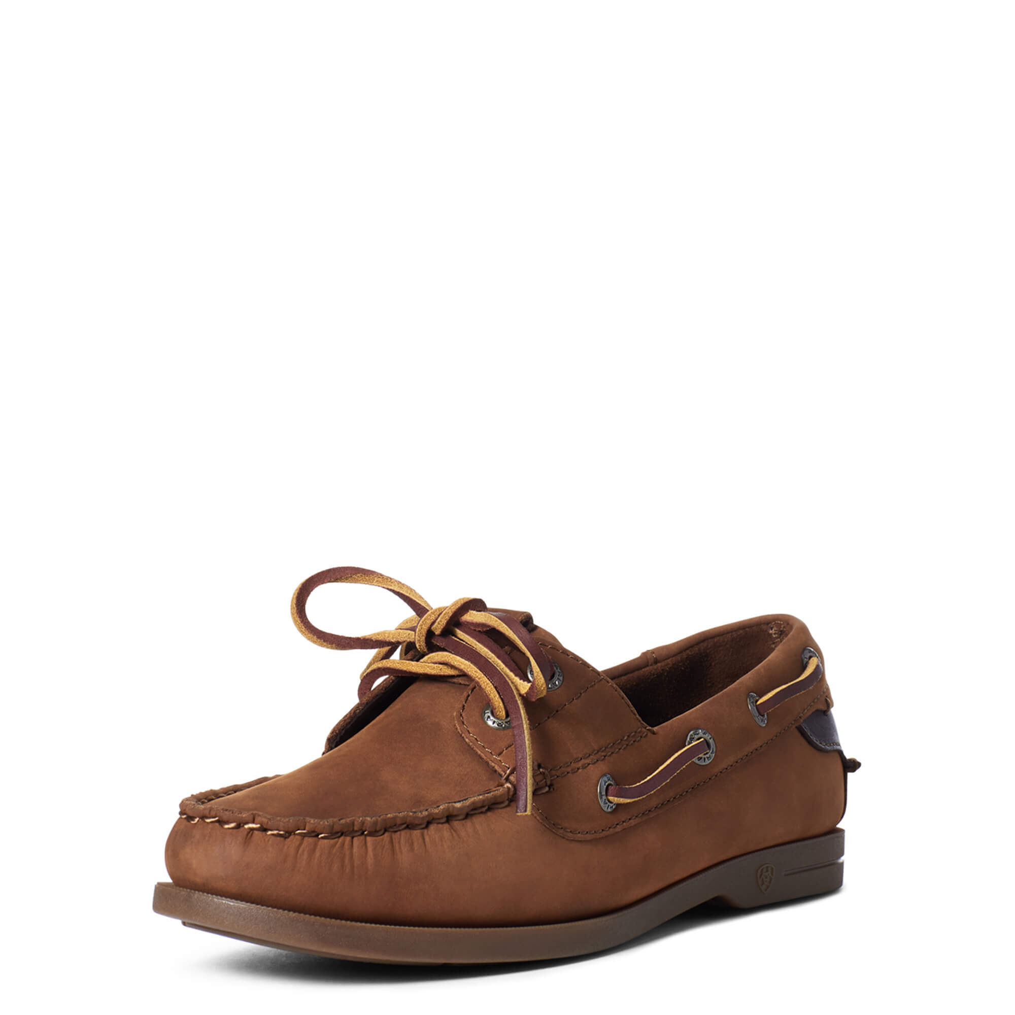 Women's Antigua Boat Shoe in Walnut, B Medium Width, Size 41.5, by Ariat