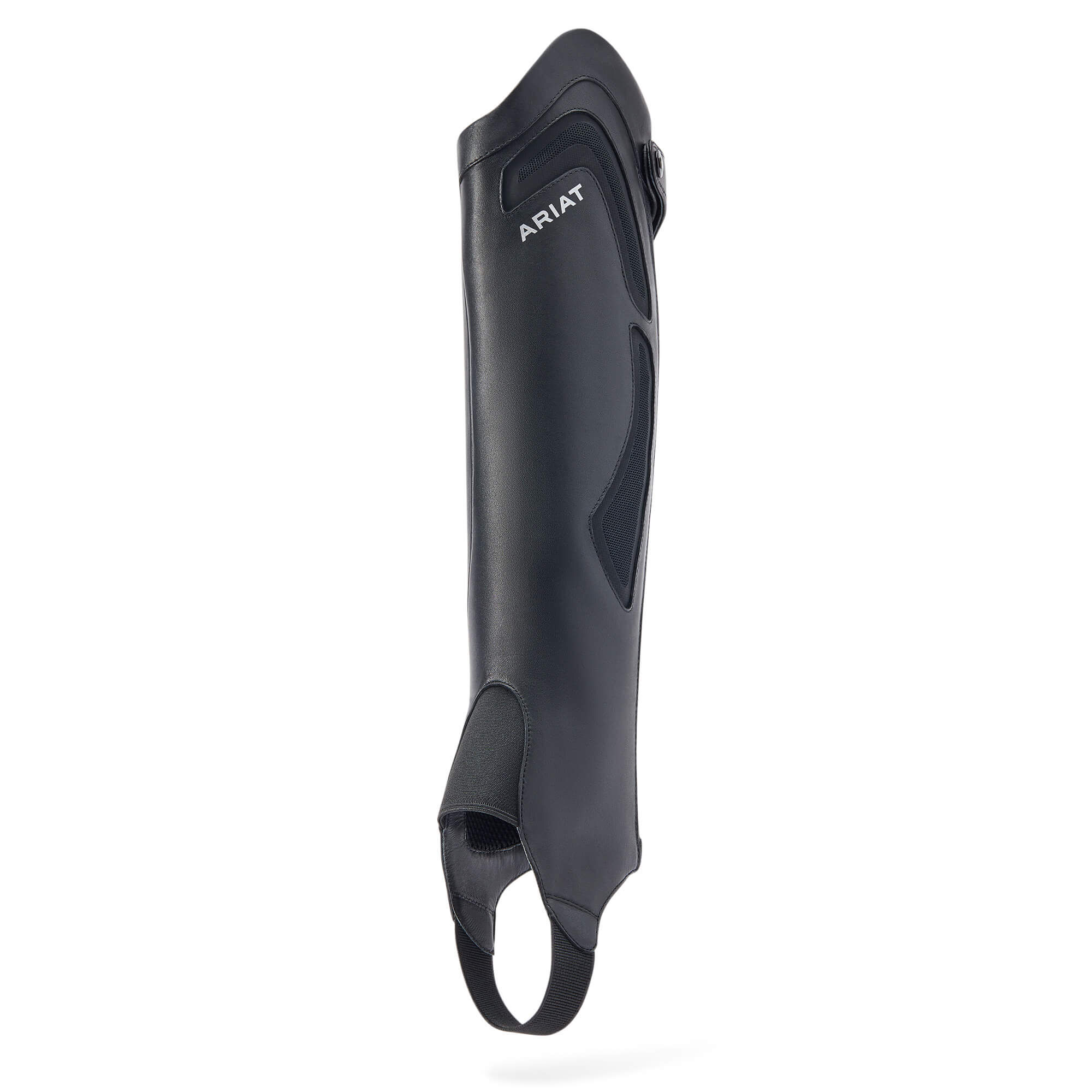VentTEK Half Chap in Black, R Width, Mid Height, X-Small Calf, Size X-Small/Medium, by Ariat