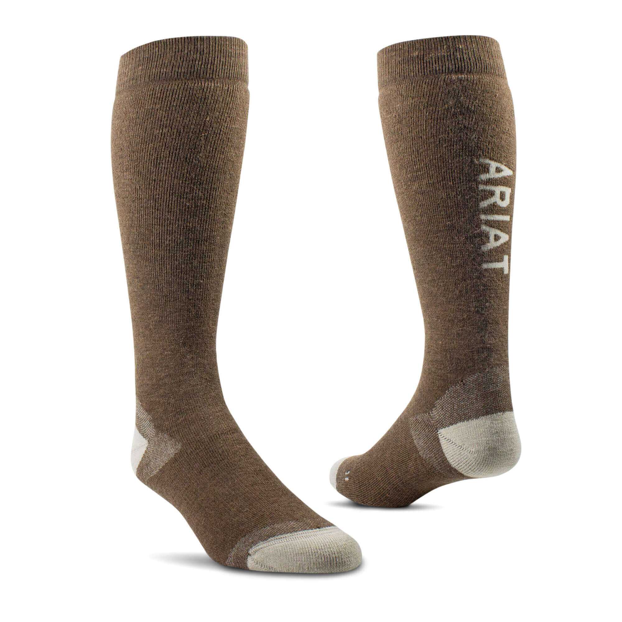 Men's Country Performance Merino Socks in Earth, Size X-Small/Small, by Ariat