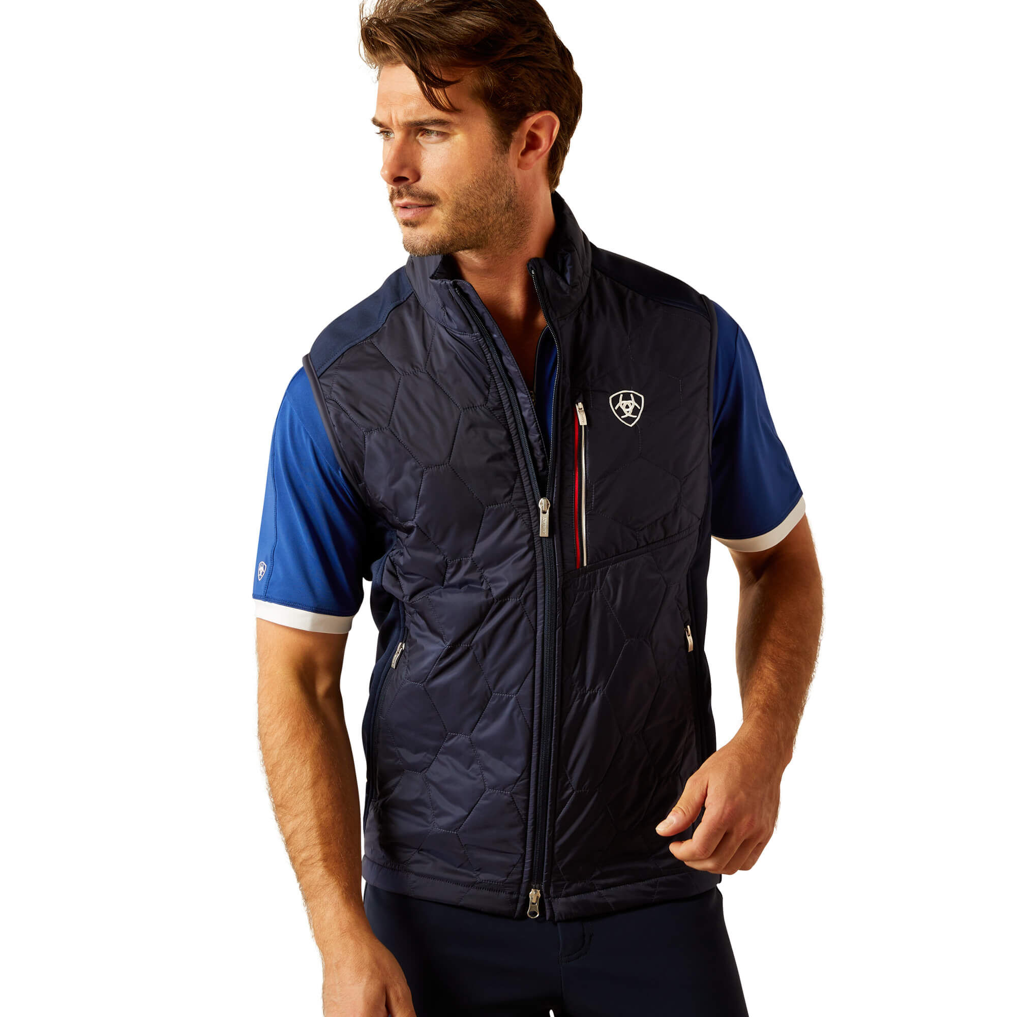Men's Fusion Insulated Gilet in Navyt, Size X-Small, by Ariat