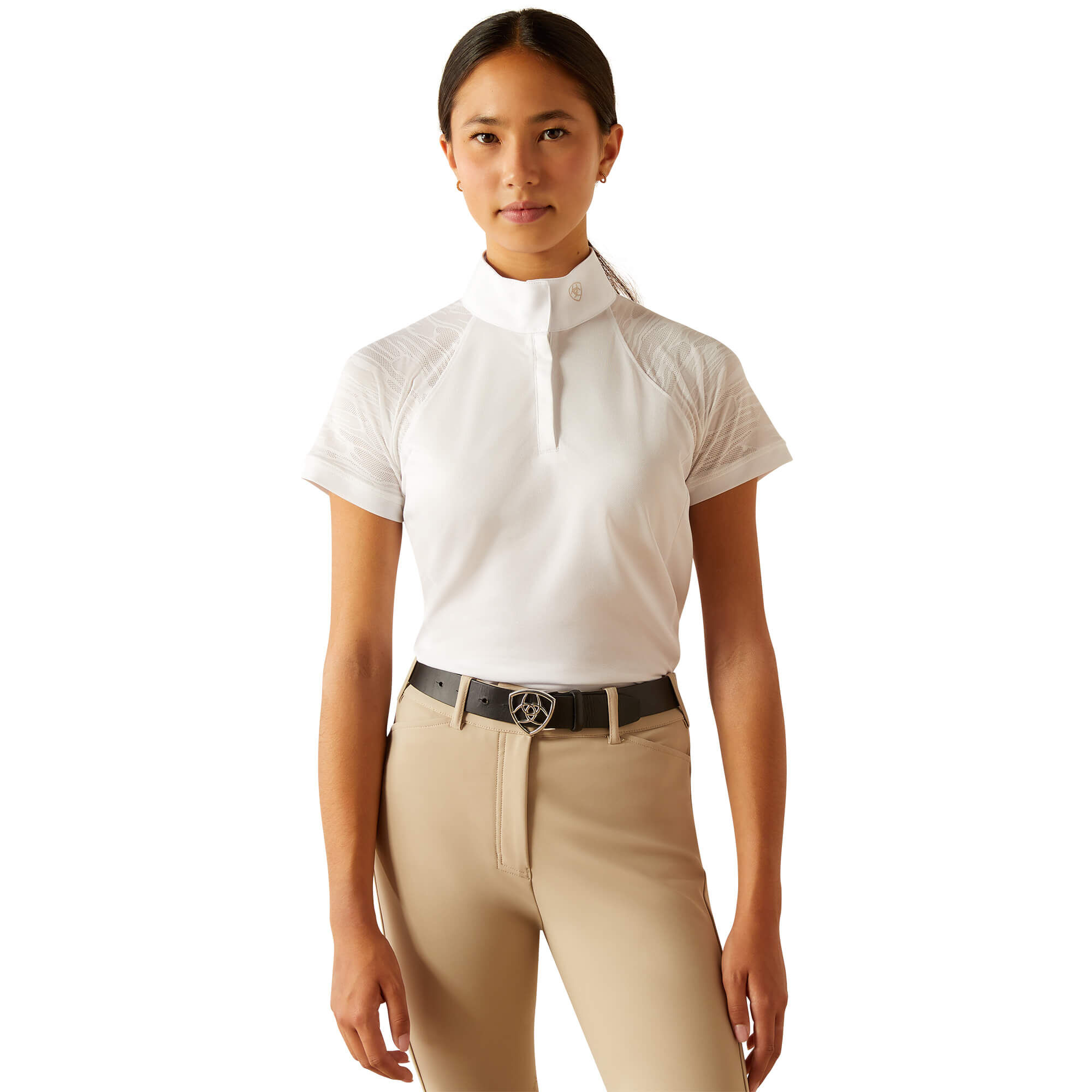 Kid's Aptos Vent 2.0 Show Shirt in White, Size 2X-Large, by Ariat