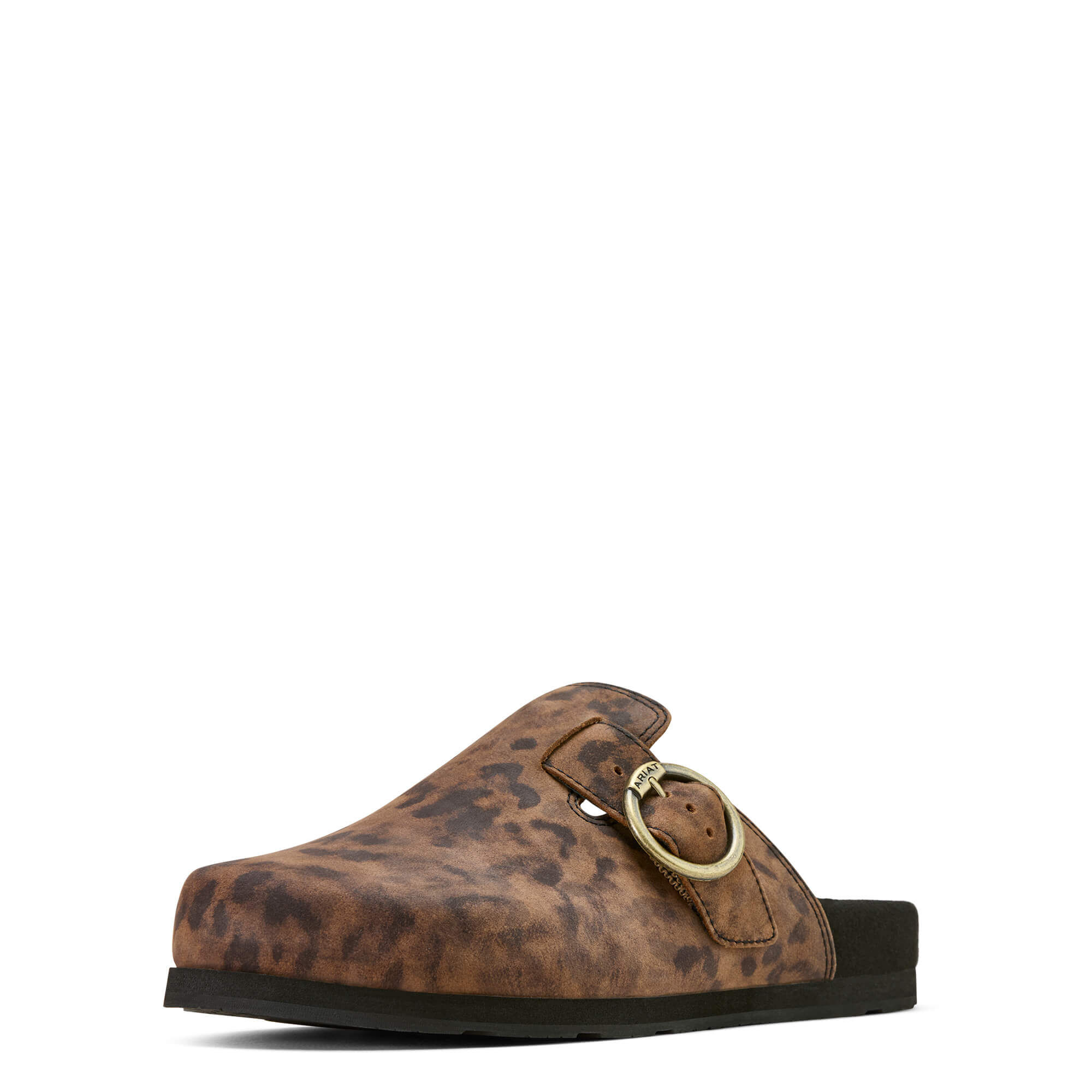 Women's Country Mule in Leopard Suede, B Medium Width, Size 40, by Ariat