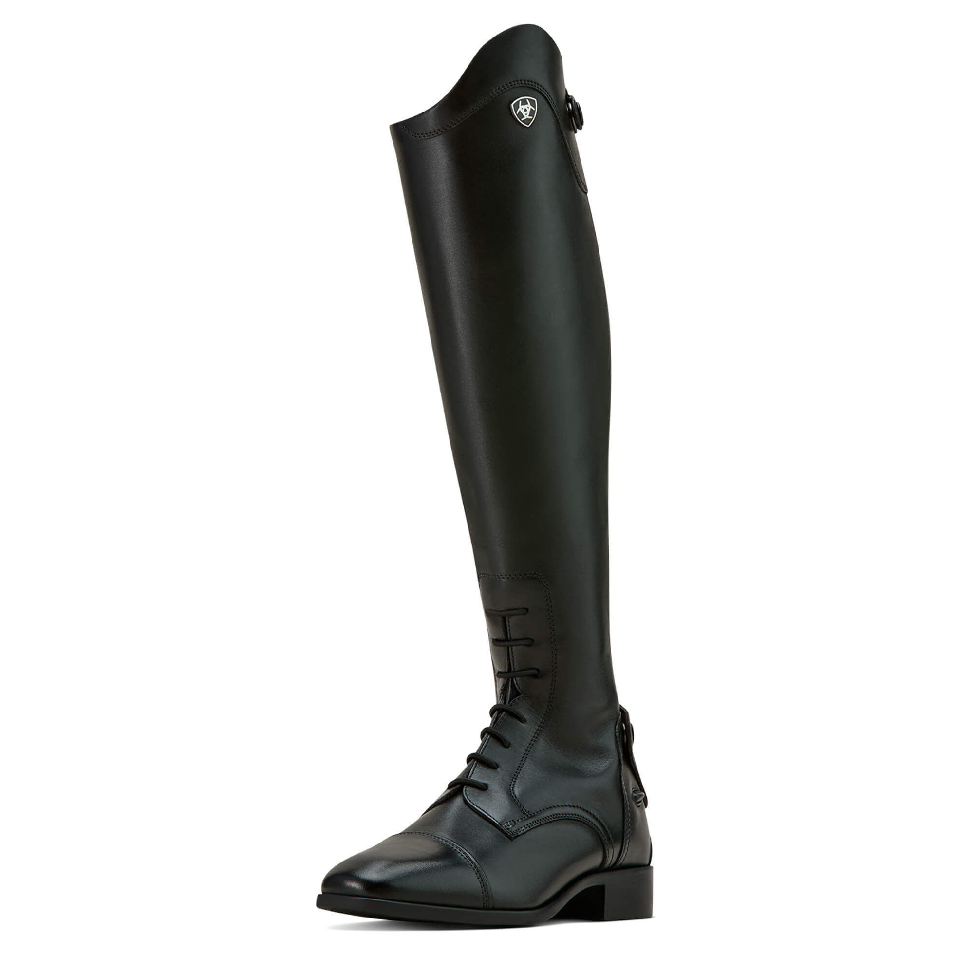 Women's Palisade Field Tall Riding Boots in Black, B Medium Width, Regular Calf, Size 40, by Ariat