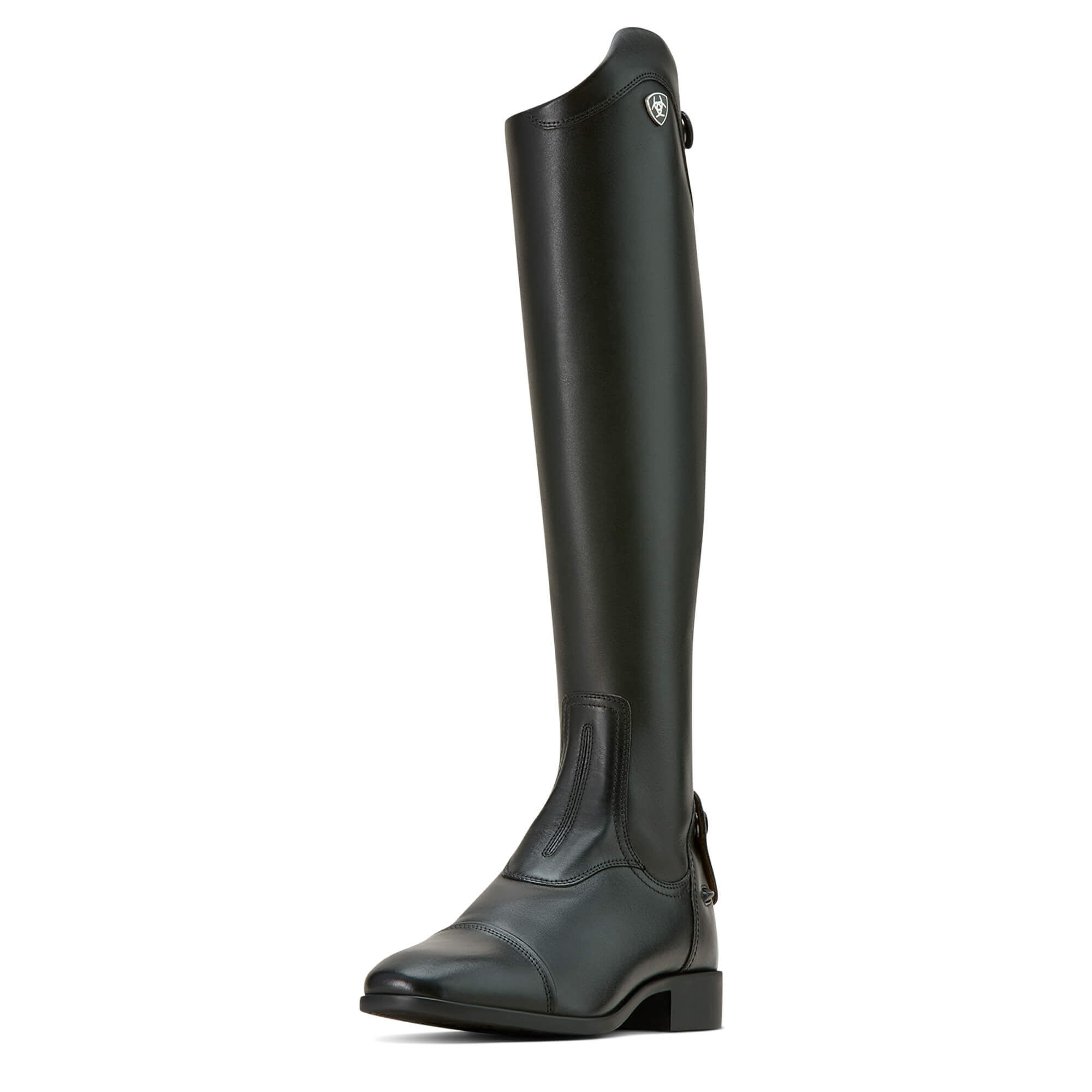 Women's Palisade Dress Tall Riding Boots in Black, B Medium Width, X-Short Height, Full Calf, Size 5, by Ariat