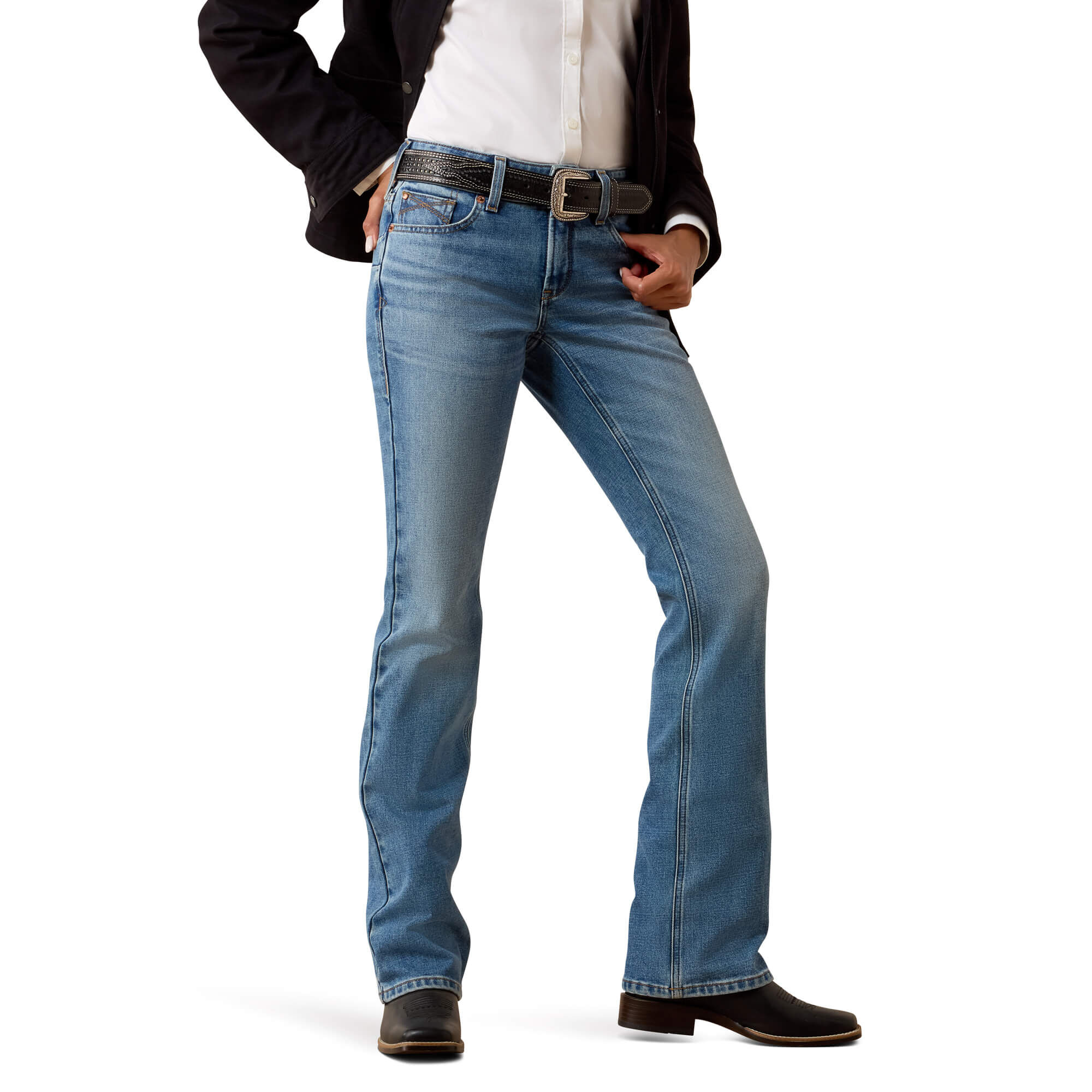 Women's Perfect Rise Acclimatize Nayelli Boot Cut Jeans in Panama, Size 33, by Ariat