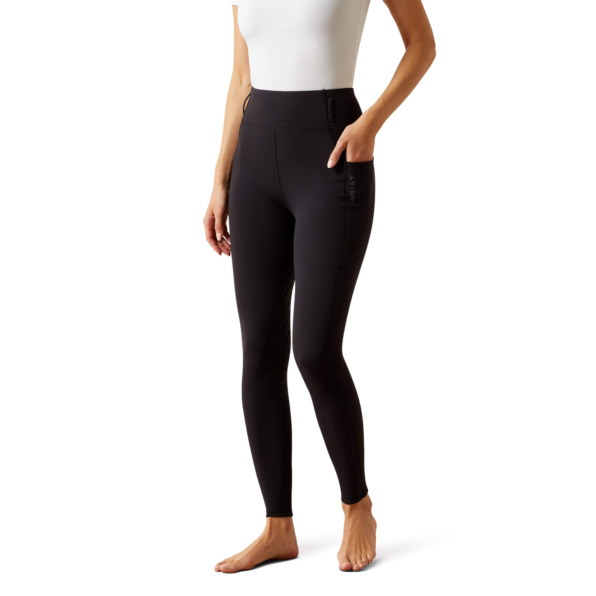 Women's Venture 2.0 Thermal Full Seat TightRiding Breech in Black, Size Large, by Ariat