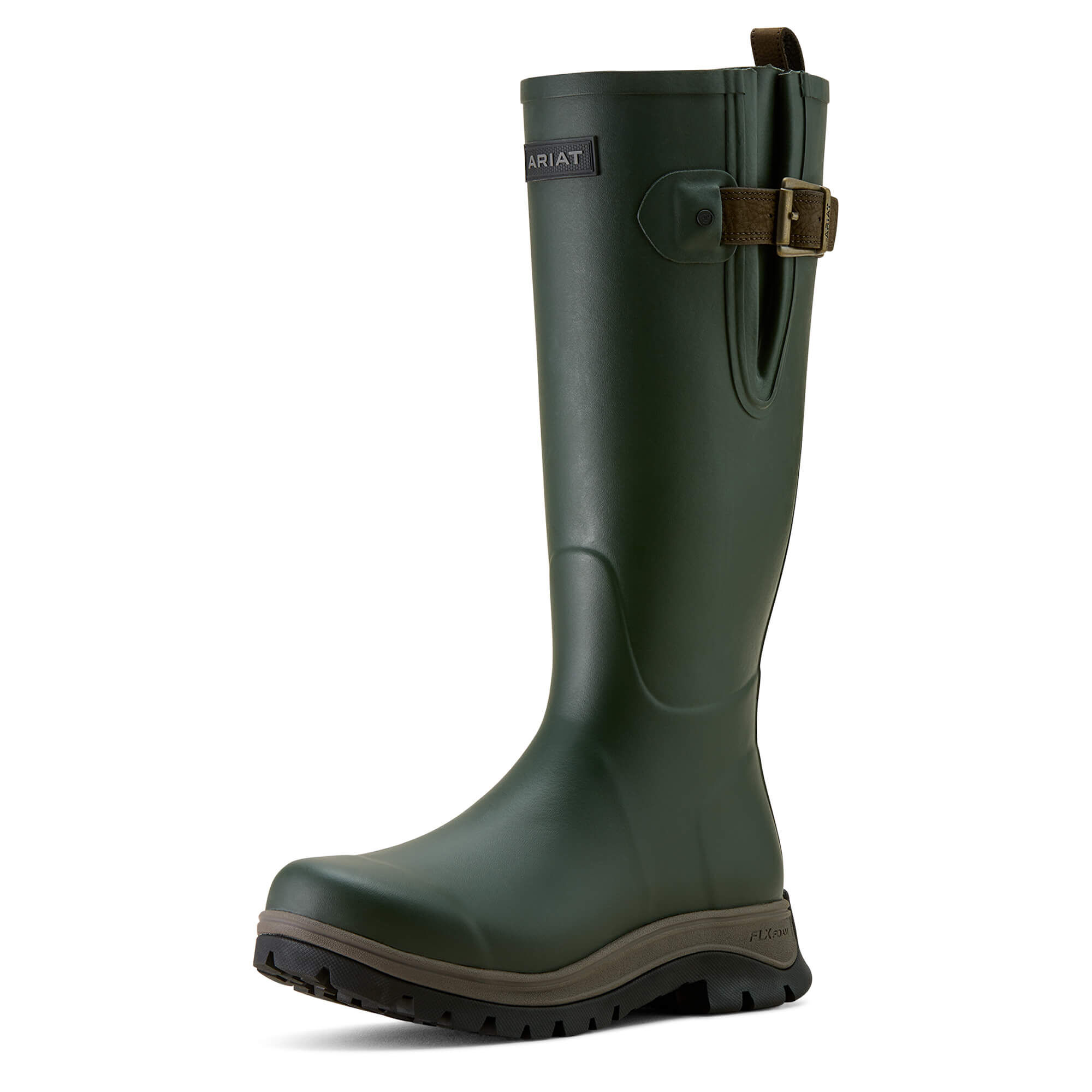 Men's Woodstock Rubber Boots in Olive Night, D Medium Width, Size 43, by Ariat
