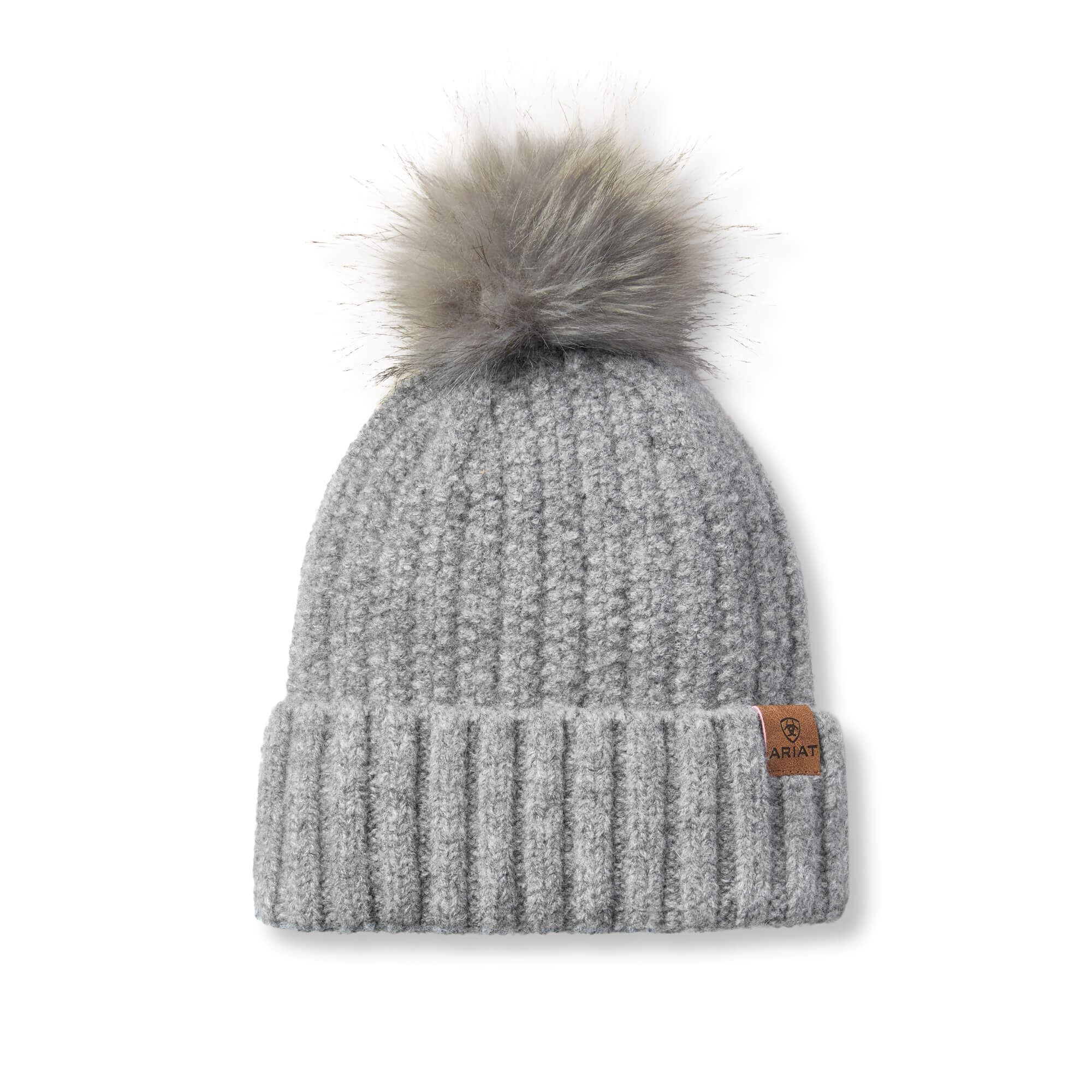 Women's Chilton Beanie Hat in Heather Grey, Size OS, by Ariat