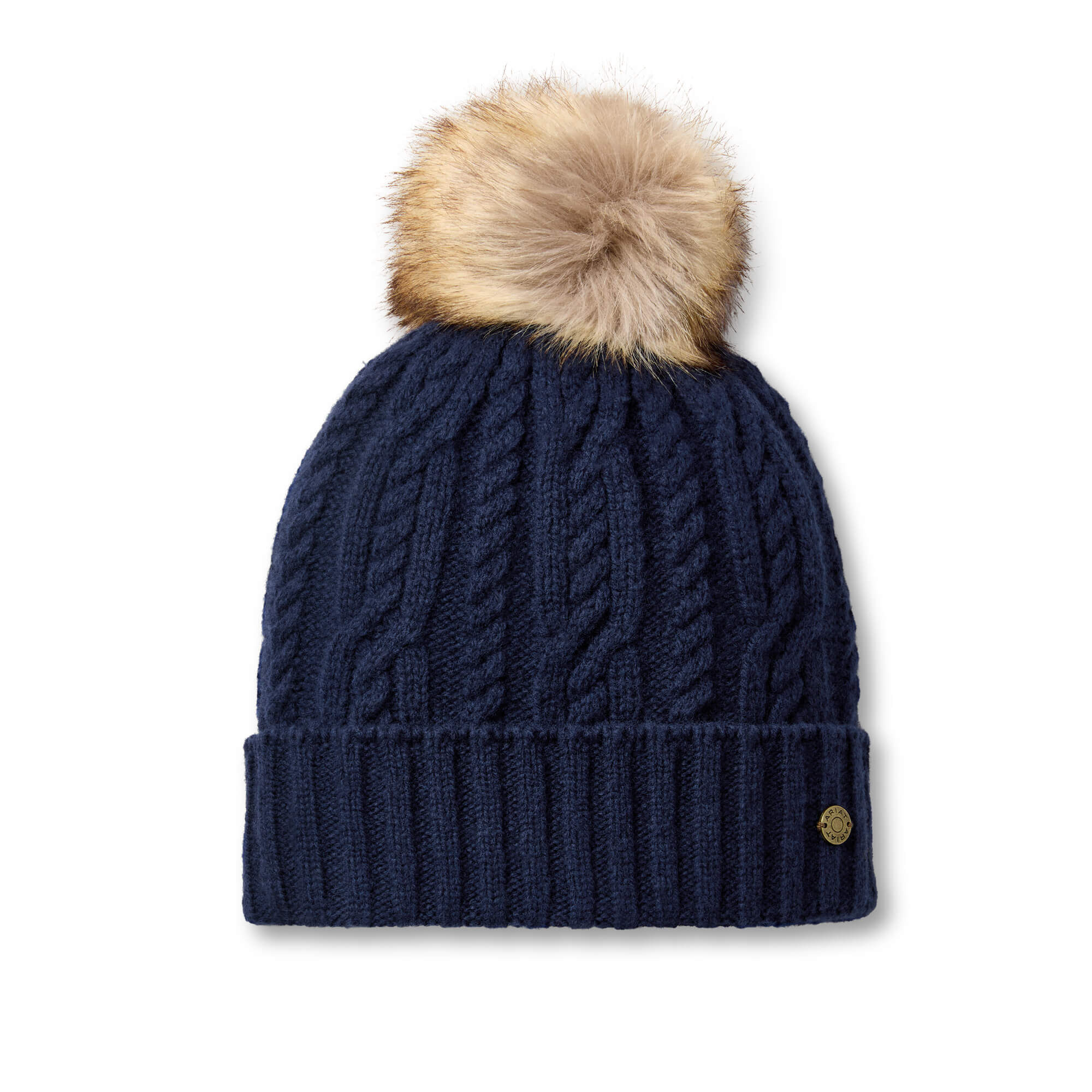 Women's Langford Beanie Hat in Navy, Size OS, by Ariat
