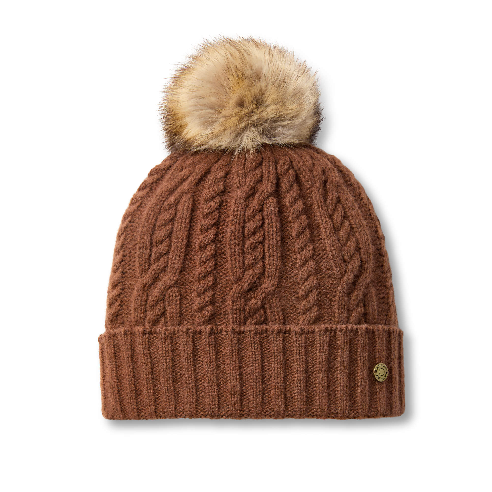 Women's Langford Beanie Hat in Chestnut, Size OS, by Ariat