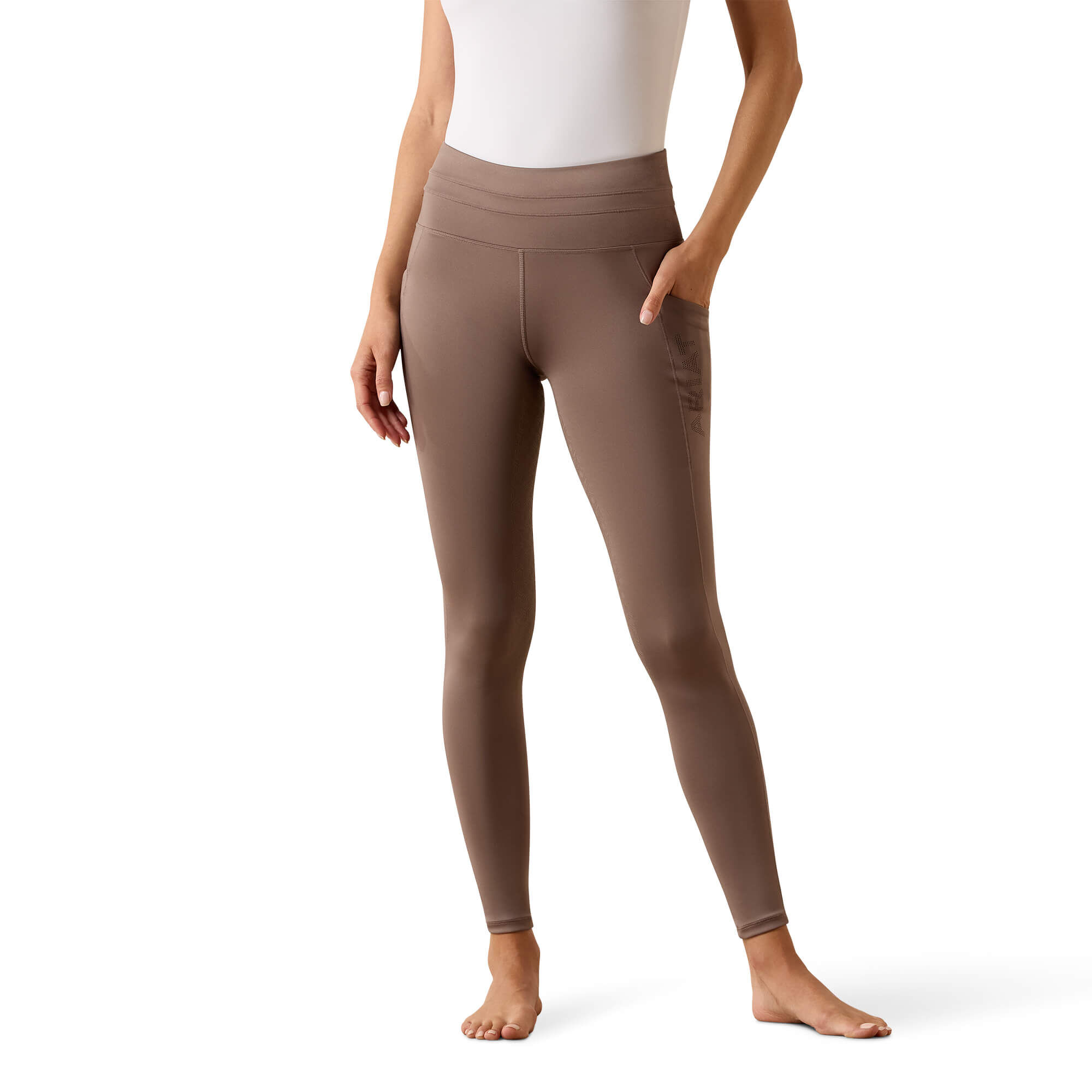 Women's Eos 2.0 Full Seat TightRiding Breech in Iron, Size Large, by Ariat