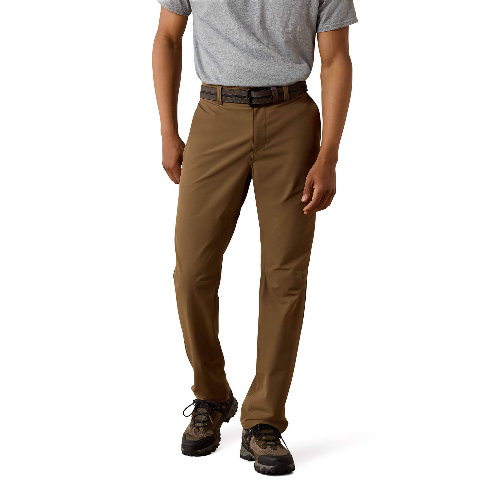 Men's Traverse Hiking Trousers in Brown, Size 33 x 34, by Ariat