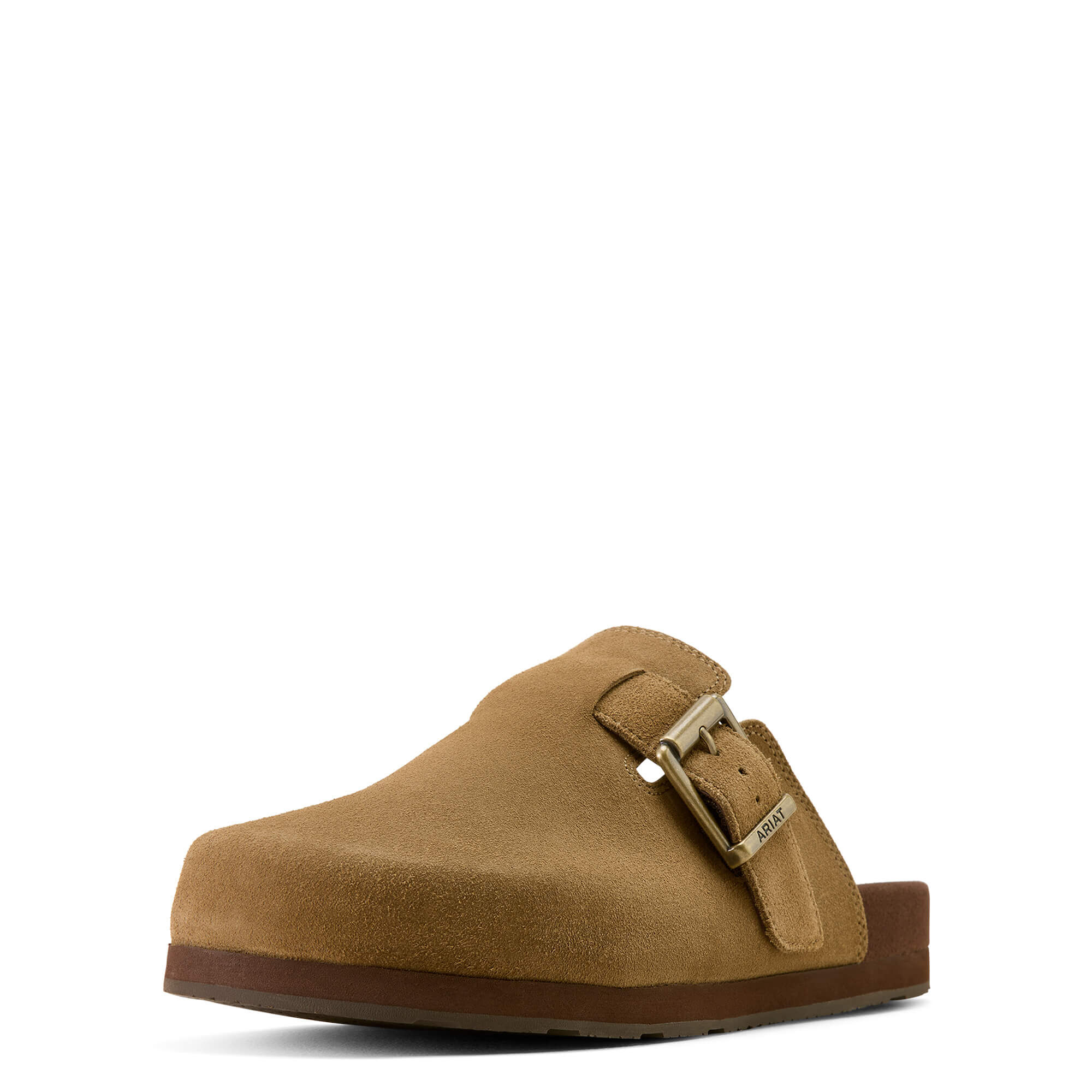 Men's Country Mule in Tan Suede, D Medium Width, Size 42, by Ariat