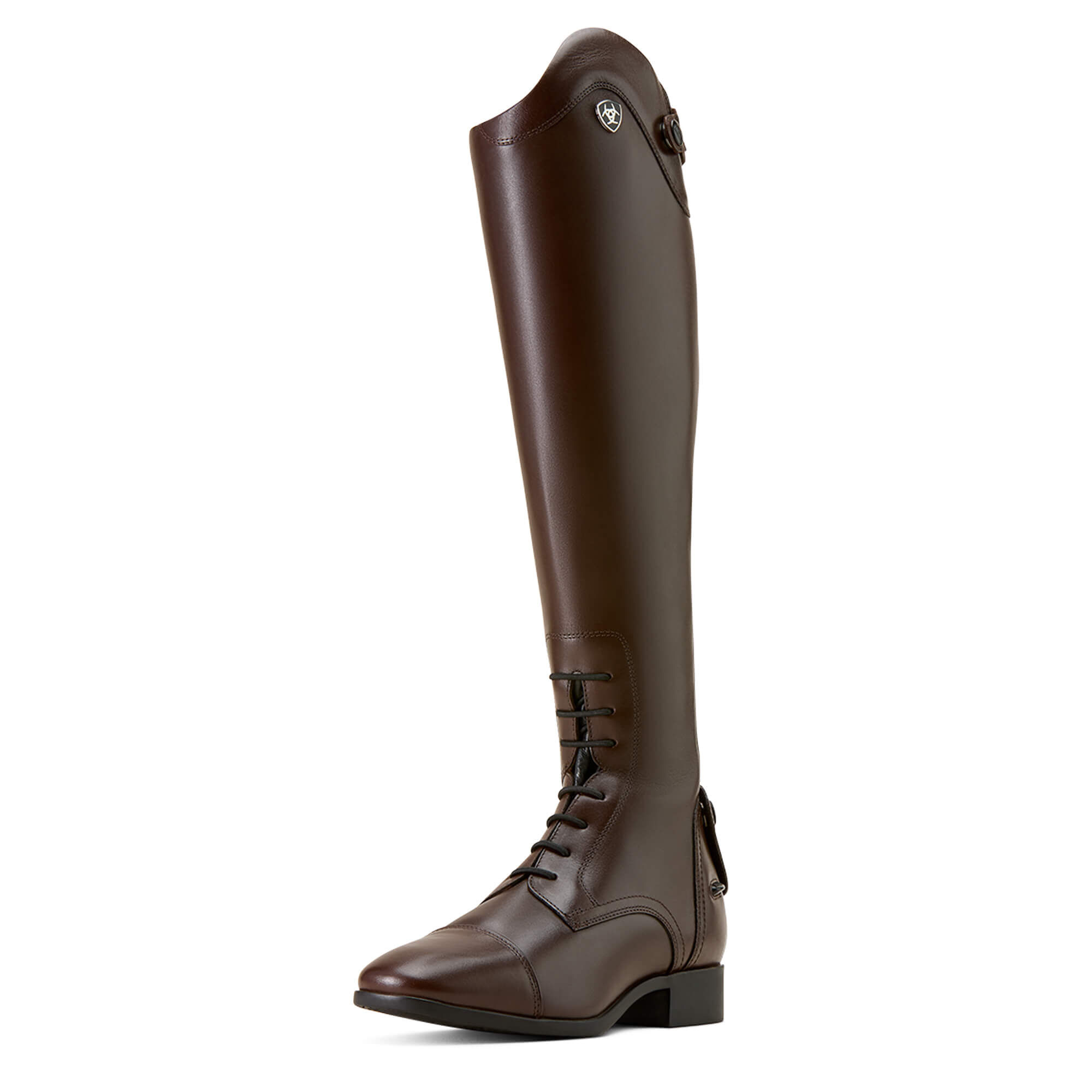 Women's Palisade Field Tall Riding Boots in Mahogany, B Medium Width, Full Calf, Size 4.5, by Ariat