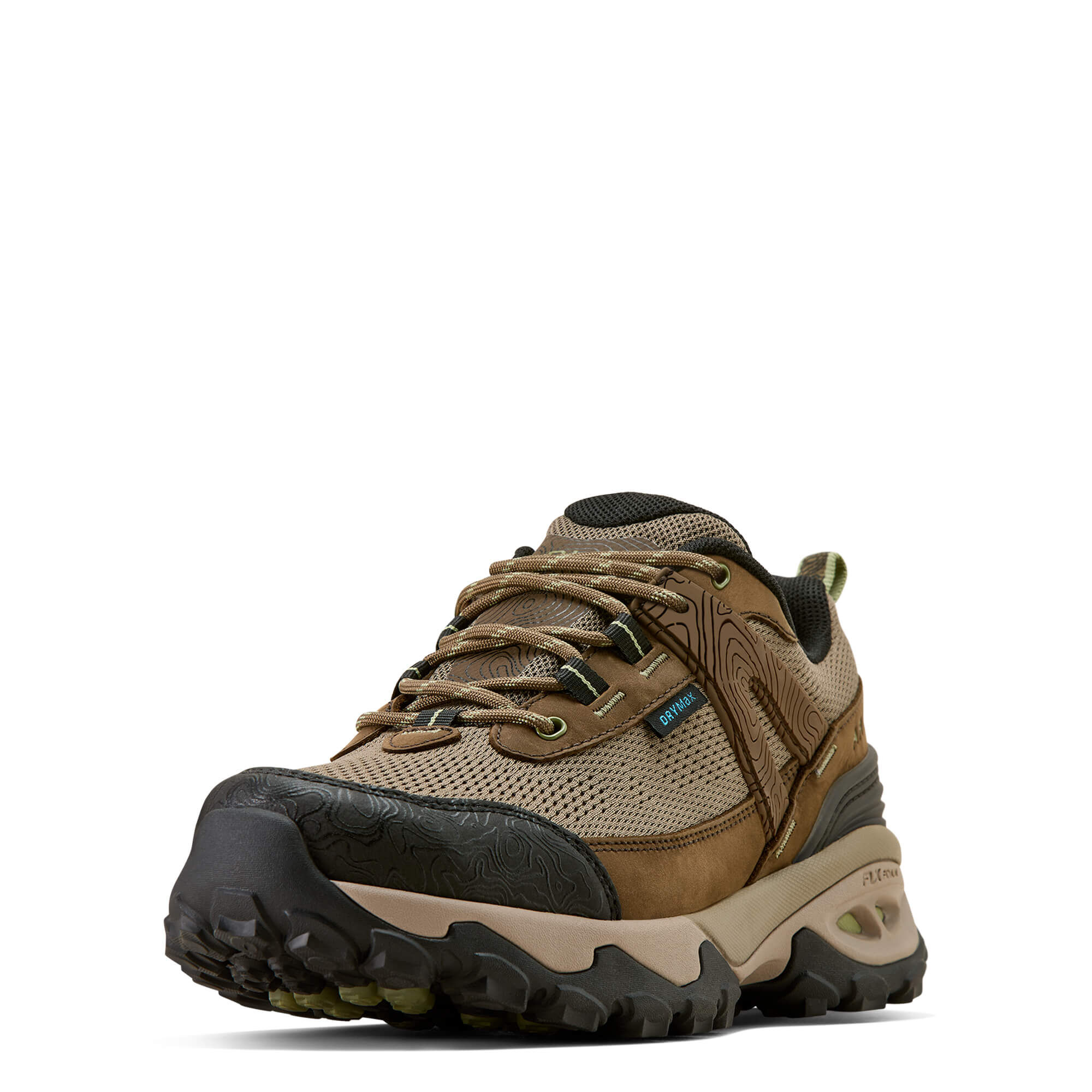 Women's Traverse Low Waterproof Hiking Shoe in Brown Bark, B Medium Width, Size 6.5, by Ariat