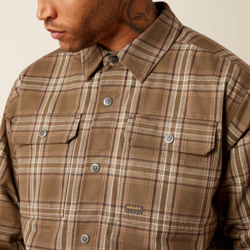 Rebar Flannel Insulated Shirt Jacket 01