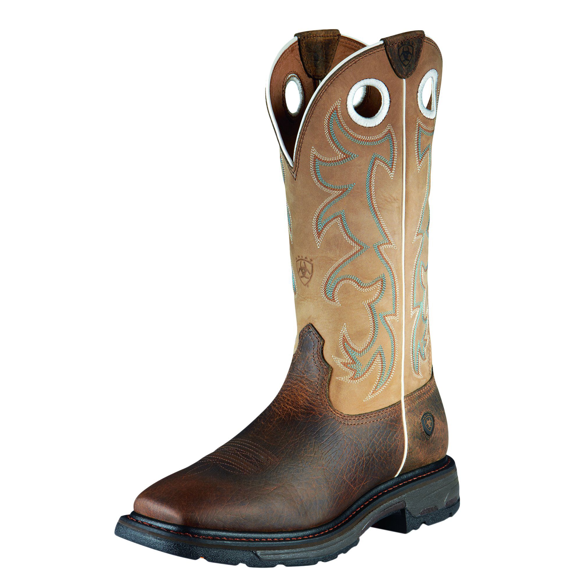 ariat steel toe slip on boots