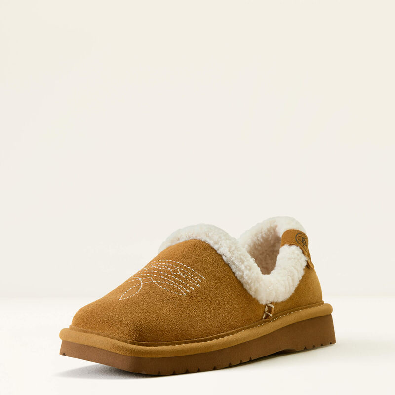 Jackie Square Toe Ankle Slipper 3-4 Front