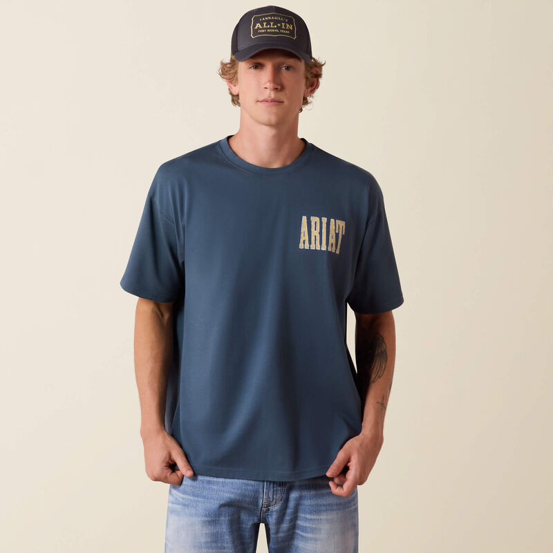 Ariat Apex Freedom Eagle ToughStock Boxy T-Shirt Back