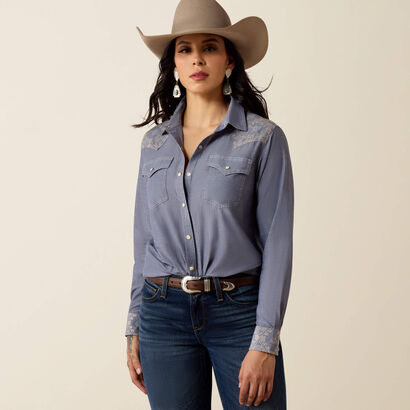 Riverstone Western Snap Shirt Front