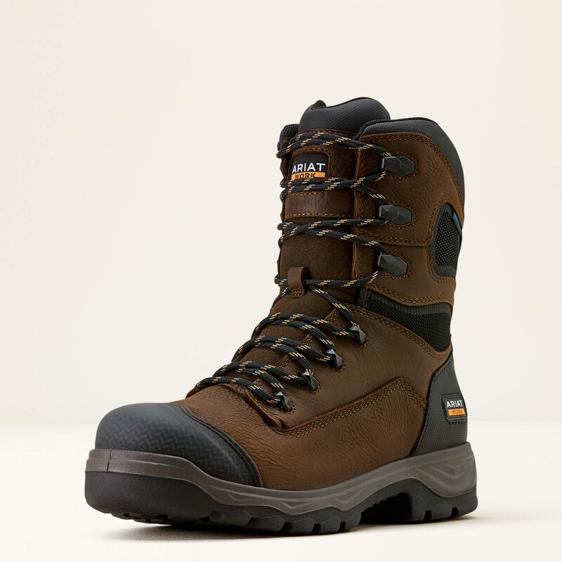 Turbo Duratread 8" Waterproof Work Boot 3-4 Front
