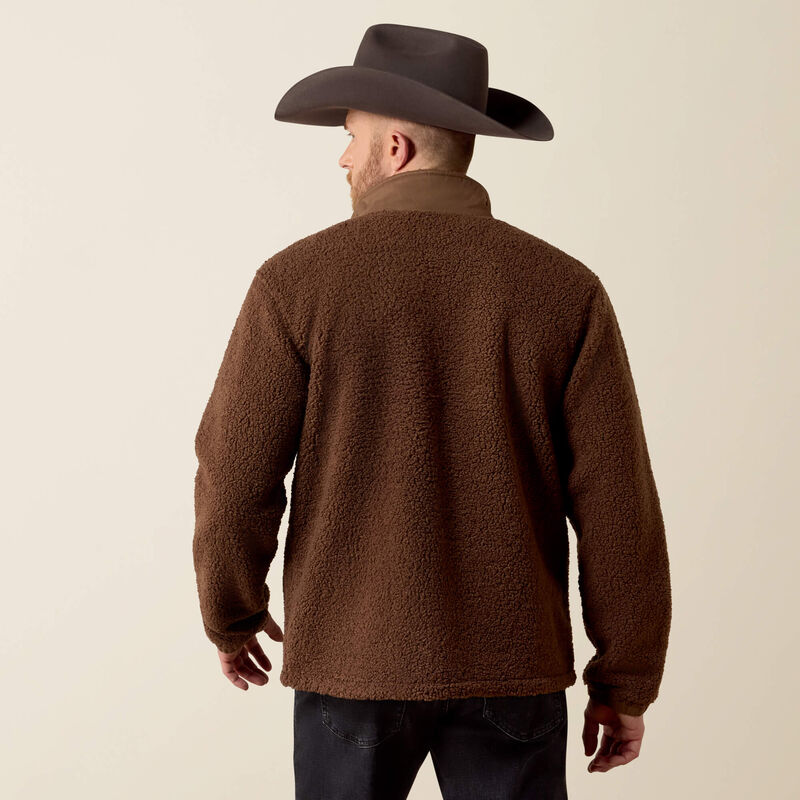 Odessa Sherpa Jacket Back