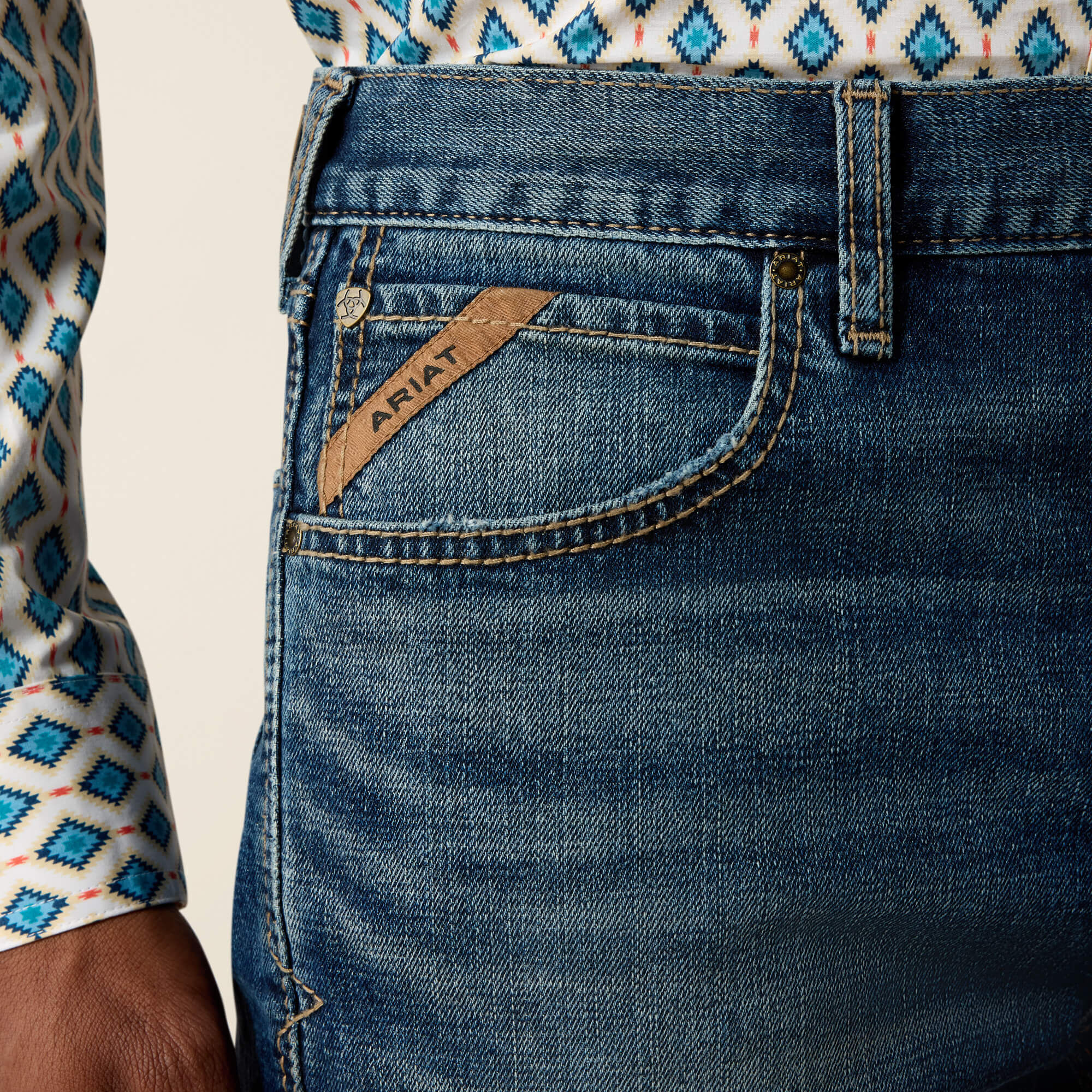 M7 Slim Trent Classic Rise Straight Leg Jeans - thumbnail 10
