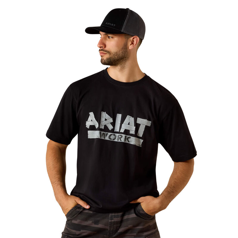 Rebar Cotton Strong Duct Logo T-Shirt Front