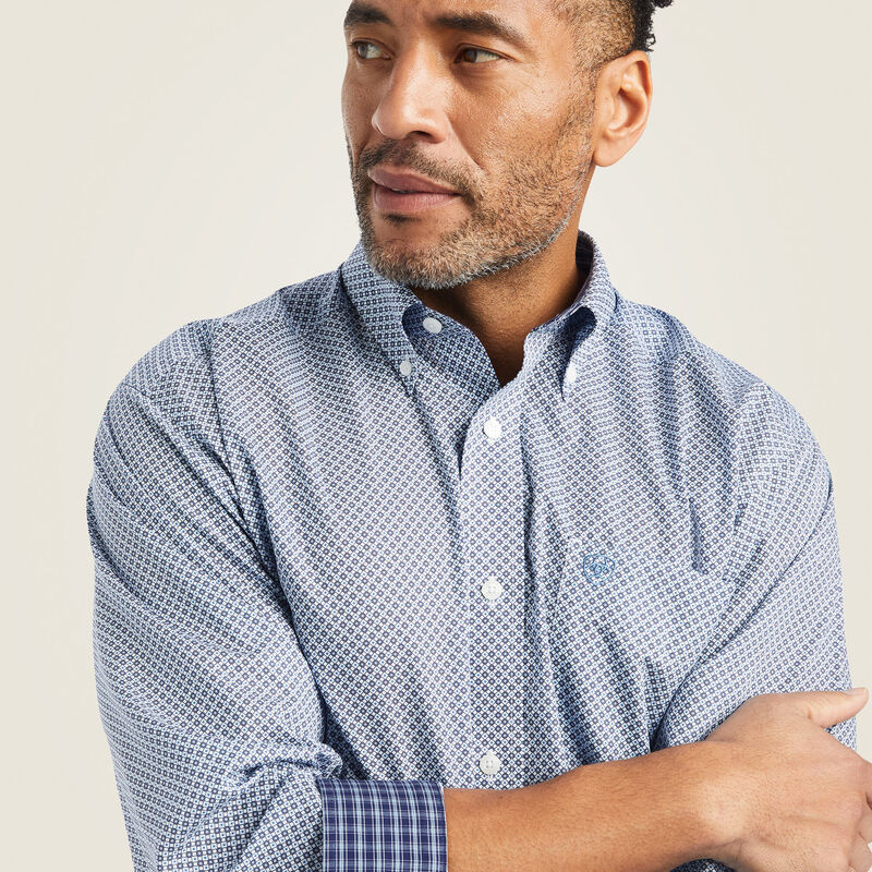 Wrinkle Free Isaac Fitted Shirt | Ariat