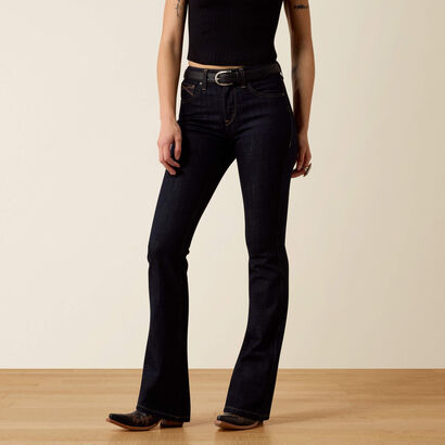 High Rise Quinn Boot Cut Jeans Front