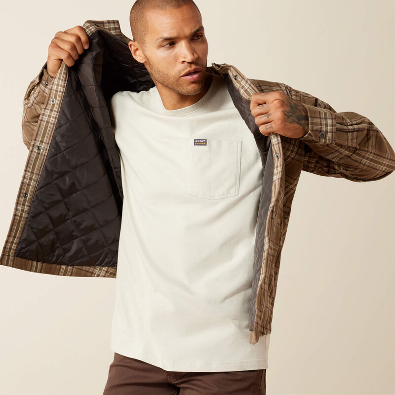 Rebar Flannel Insulated Shirt Jacket 02