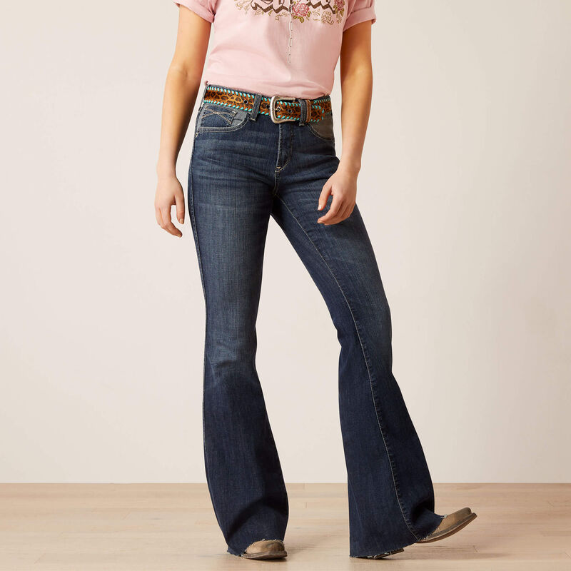 Ariat Women's R.E.A.L. High Rise Doba Flare Jeans