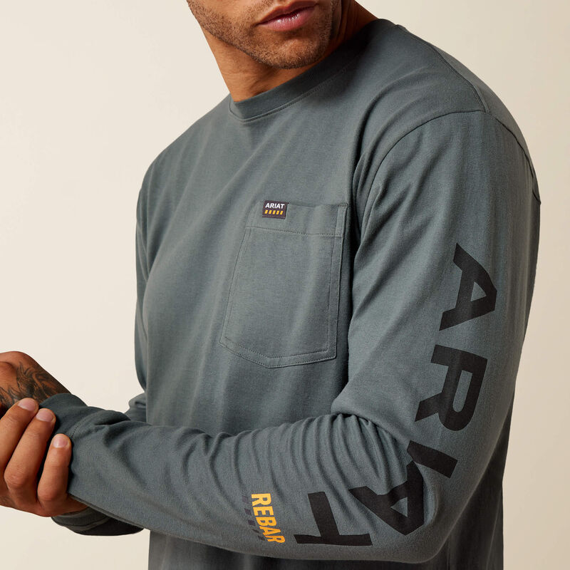 Rebar Cotton Strong Standard Logo Pocket T-Shirt 03
