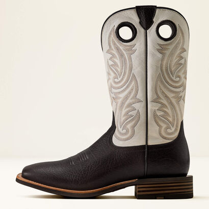 Highland Toughstock Wide Square Toe Western Boot Side