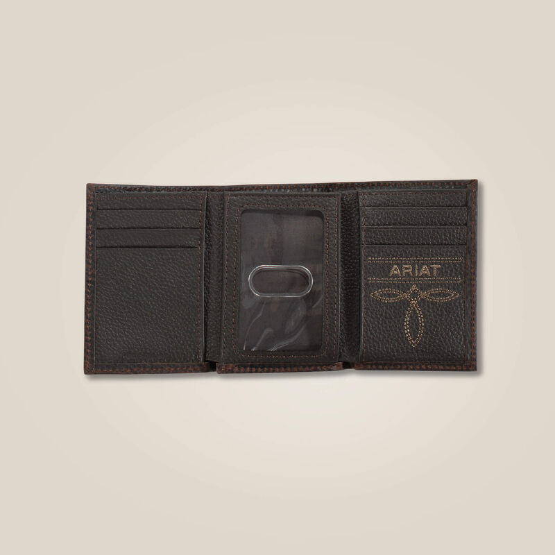 Mexico shield trifold wallet
