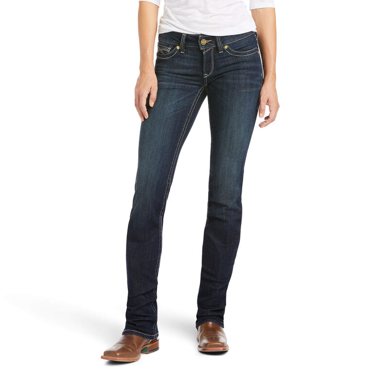 R.E.A.L. Mid Rise Arrow Fit Kylee Straight Jean