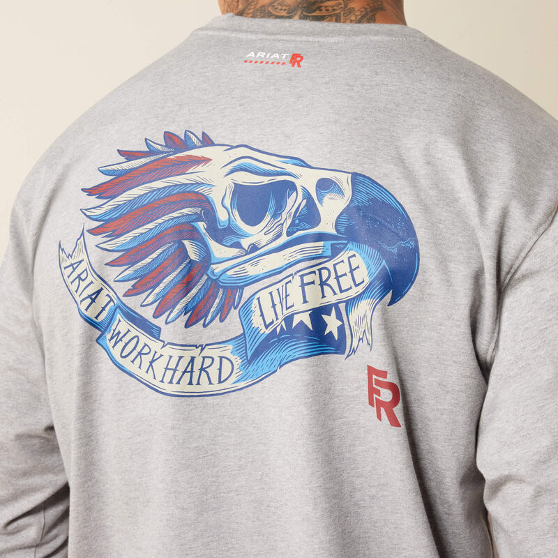 FR Air Eagle Skull Long Sleeve T-Shirt 01