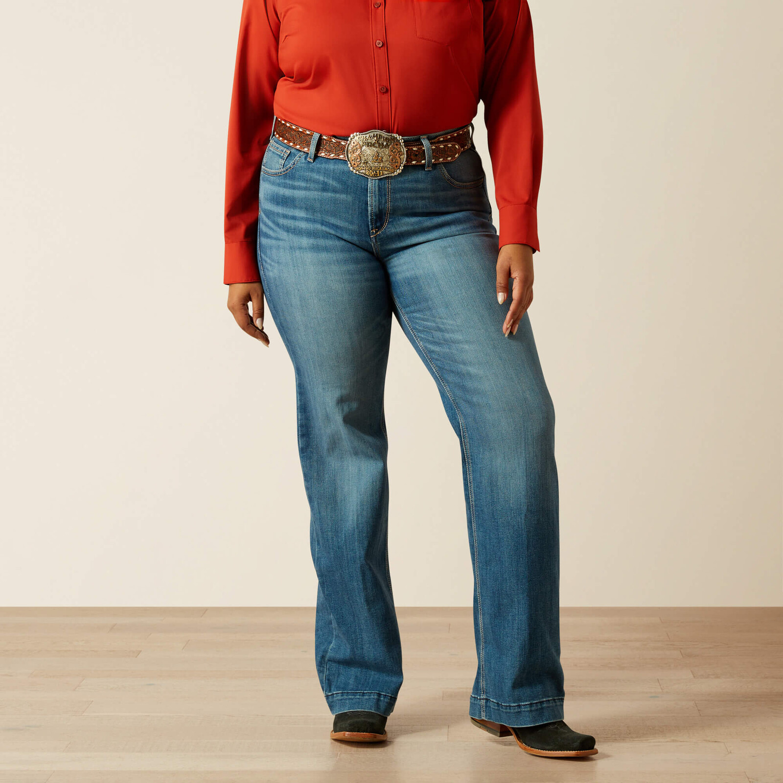 Perfect Rise Isabelle Wide Trouser Jeans — Albuquerque by Ariat