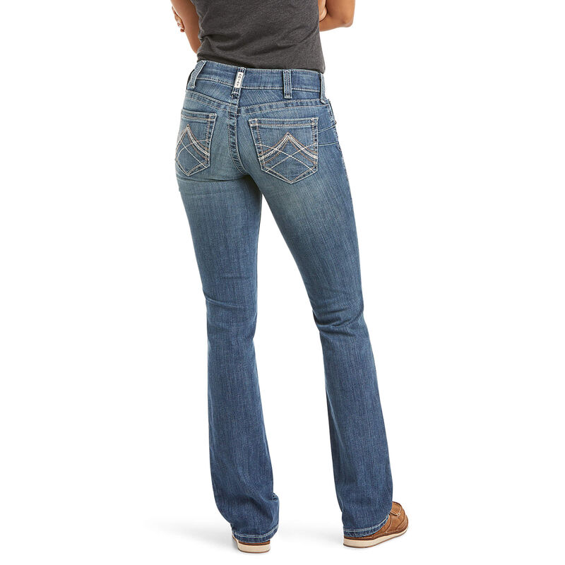 Women's R.E.A.L. Straight Leg Jeans in Rainstorm, Size: 25 X-Long by Ariat